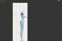 This is early modelling process of my Stella character. It's in the side view.